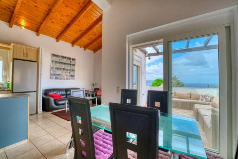 Kokkino Chorio Kreta, Kokkino Chorio: Ruhige Villa mit spektakulärem Panoramablick auf das Meer zu verkaufen Haus kaufen